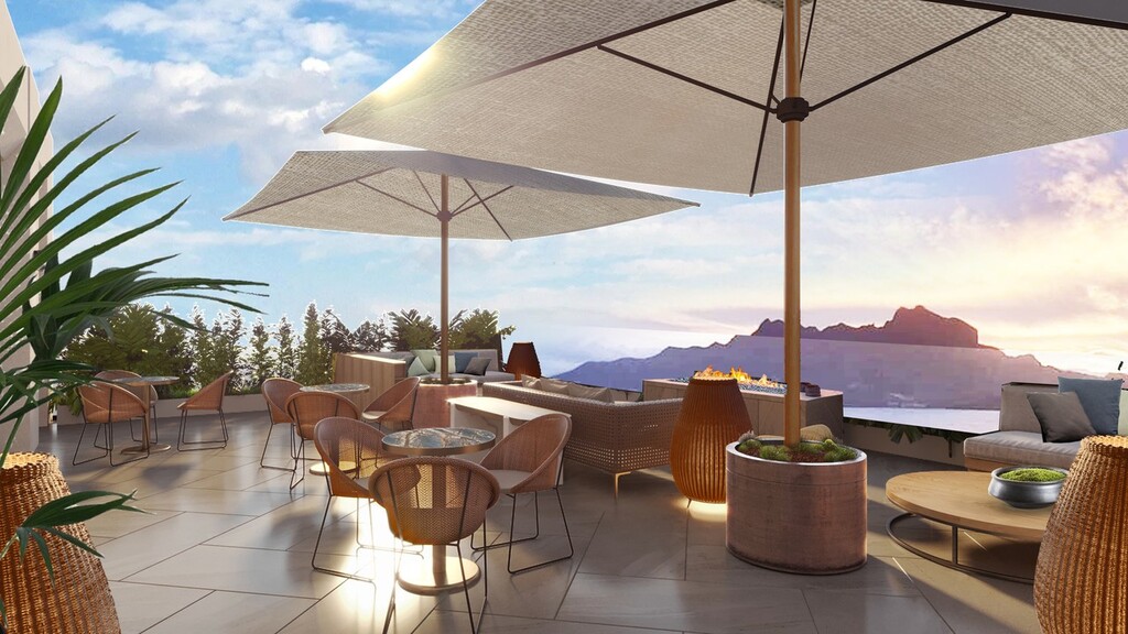 Four Points by Sheraton São Vicente Resort Laginha Beach Render-Rooftop