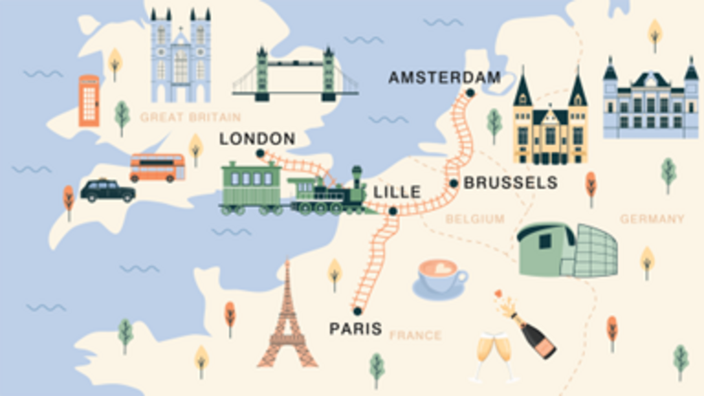 London - Paris - Amsterdam Eurostar