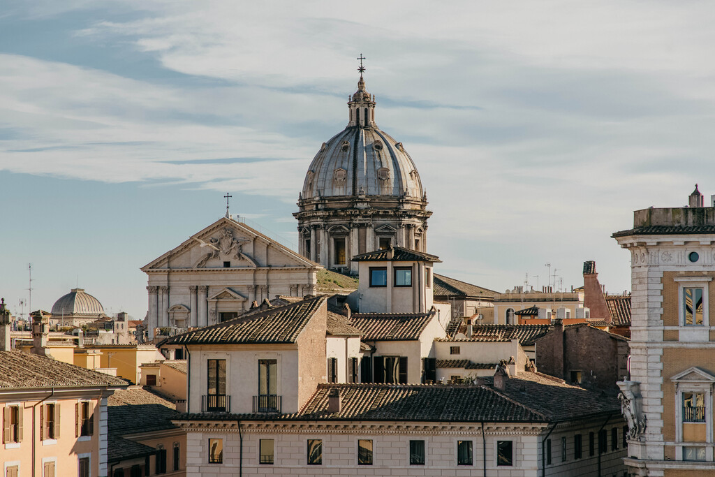 Rooftop view of Rome