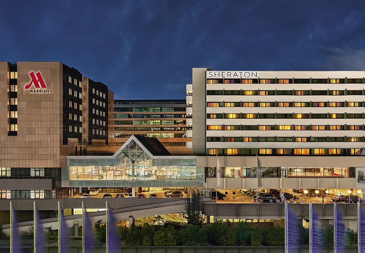 Frankfurt Marriott Airport Hotel und Sheraton Frankfurt Airport Hotel (c) Marriott International