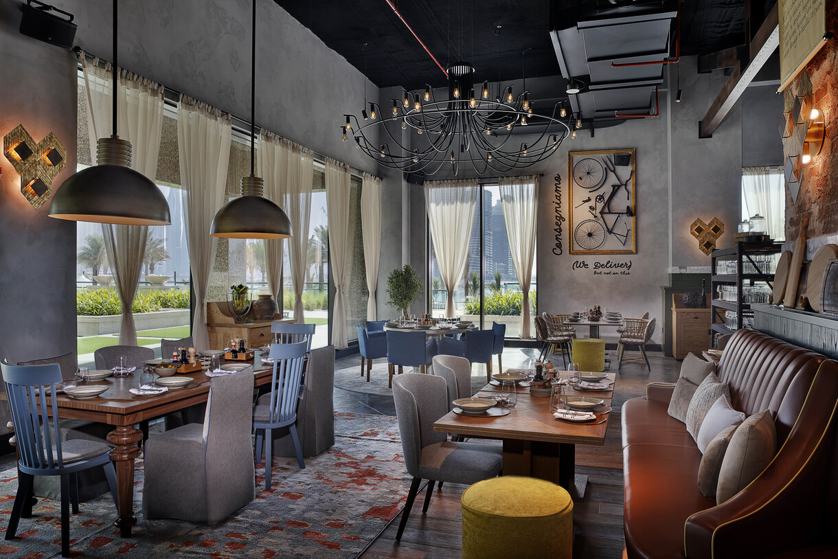 Marriott Resort Palm Jumeirah, Dubai - Cucina rustic trattoria