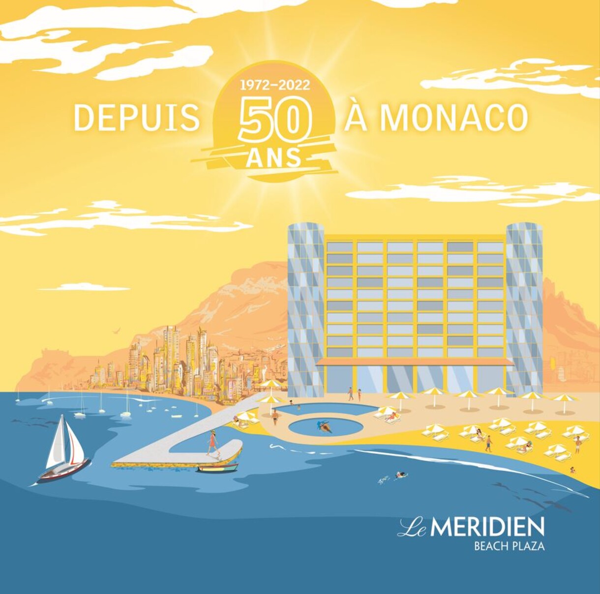 Le Méridien Beach Plaza, Monaco - Illustration 50 ans