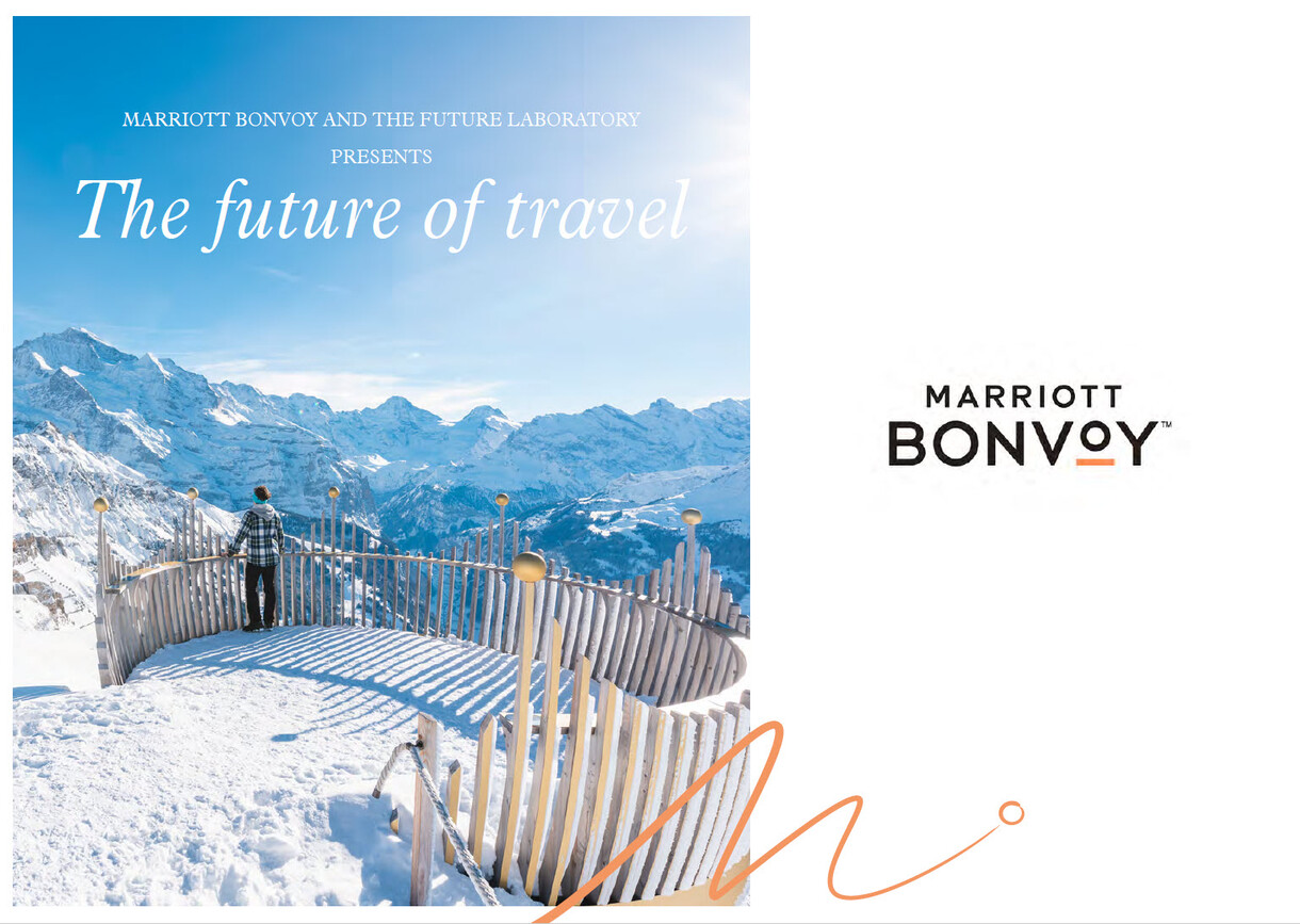 Marriott Bonvoy - The Future of Travel Report Cover - Nov 2023