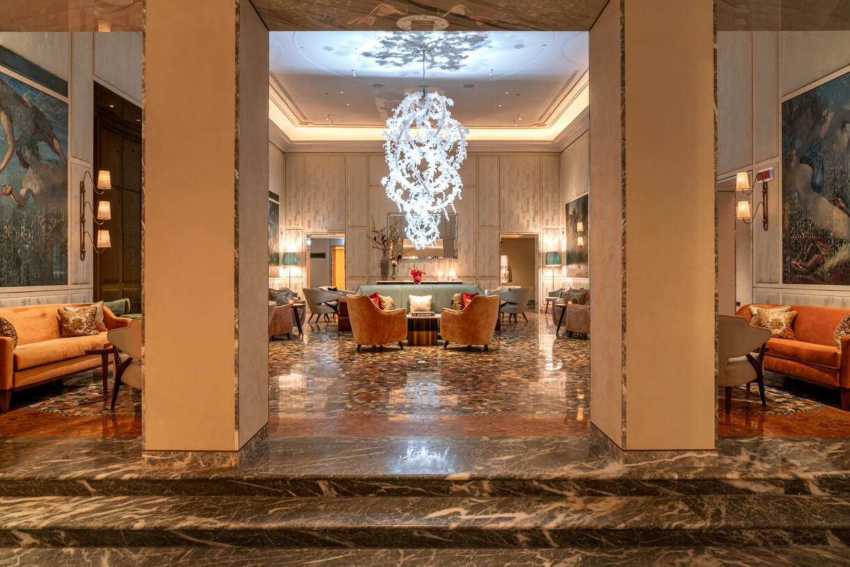 St. Regis Hotel Venice - Grand Salon Ai Weiwei chandelier