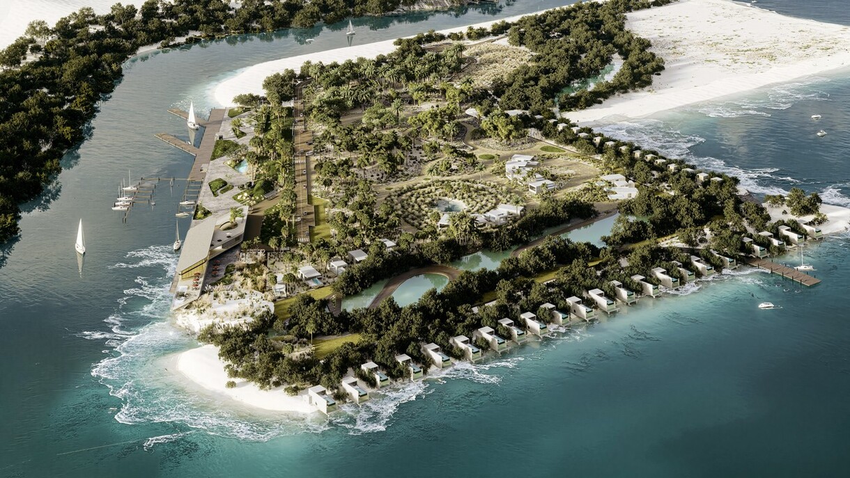 Render of The St. Regis Mirfa Beach Resort, Abu Dhabi