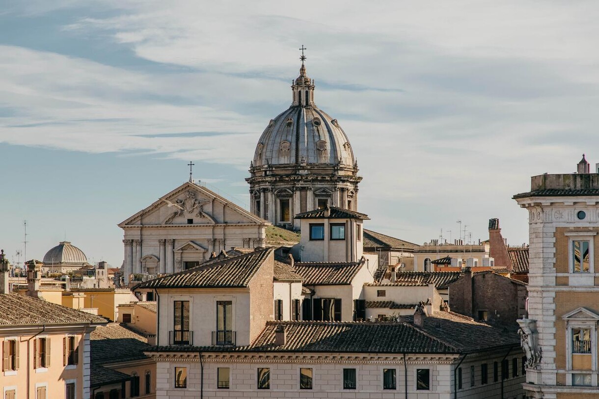 Rooftop view of Rome
