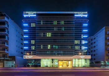 Courtyard by Marriott Al Barsha Exterior cy-dxbcb-dxbcb-exterior-night-2-mk-42091