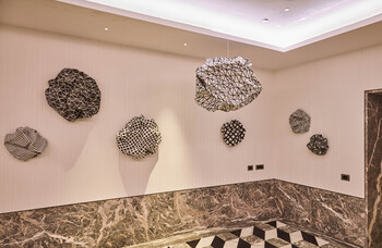 the St.Regis Venice - esther stocker work of art -