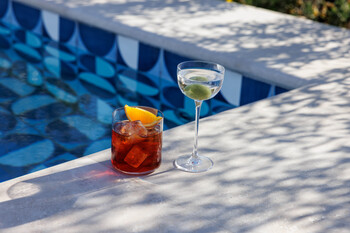 W Rome Wet Deck cocktails