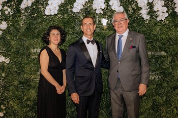 Marta López Fesser, Borja García e Isidro Elzgarai