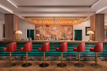St. Regis Mardavall The St Regis Bar Mural-High