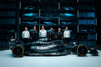 Marriott Bonvoy Moments offers incredible experiences with the Mercedes-AMG PETRONAS F1 Team including Drivers Lewis Hamilton George Russell and Mick Schumacher T v2