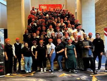 Marriott International, its supplier network and non-profit organisation Rise Against Hunger Africa came together this World Hunger Day to pack 98,496 nutritious meals, (1)
