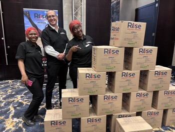 More than 65 000 meals were packed by volunteers on World Hunger Day