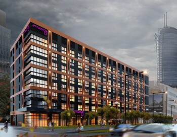 Render of Moxy Warsaw