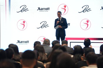Sandeep Walia at the launch of the Gelişim Okulu Hospitality Training Programme in