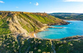 View of coastline Malta
