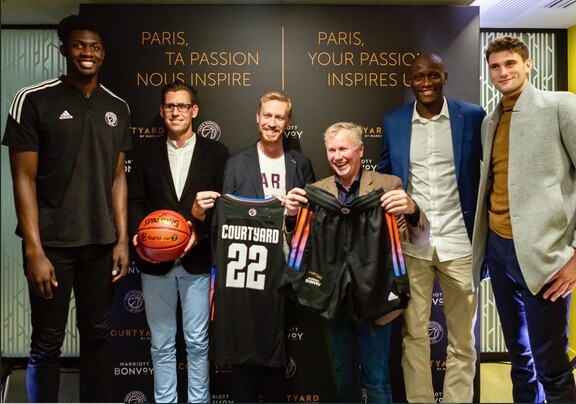 Courtyard By Marriott Partners With Paris Basketball To Give Guests A Front Row Seat